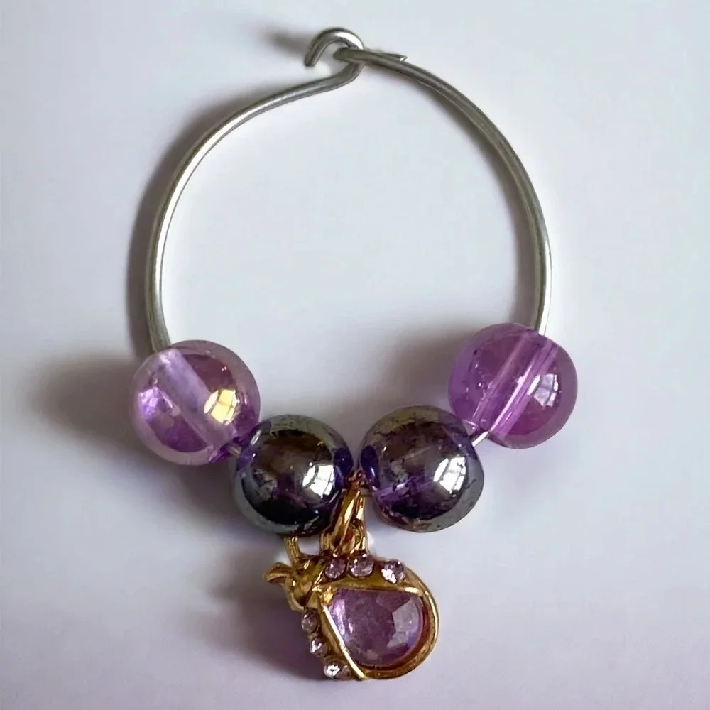 146 Ladybug 🐞 Wine Glass Charms